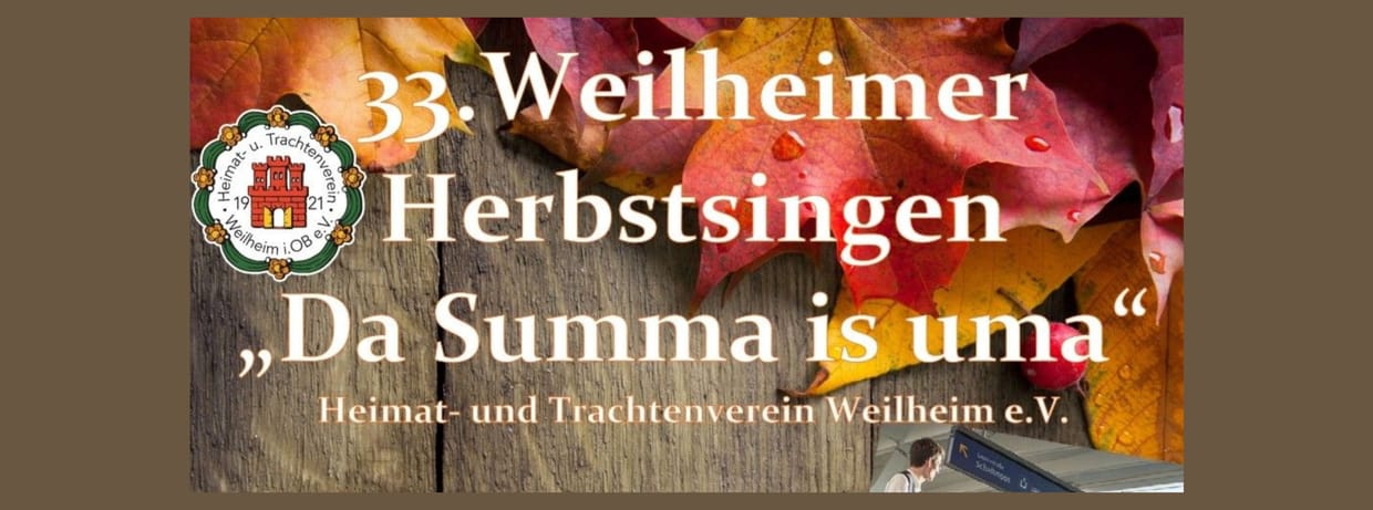 Weilheimer Herbstsingen