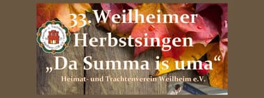 Weilheimer Herbstsingen
