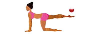 Wein-Yoga