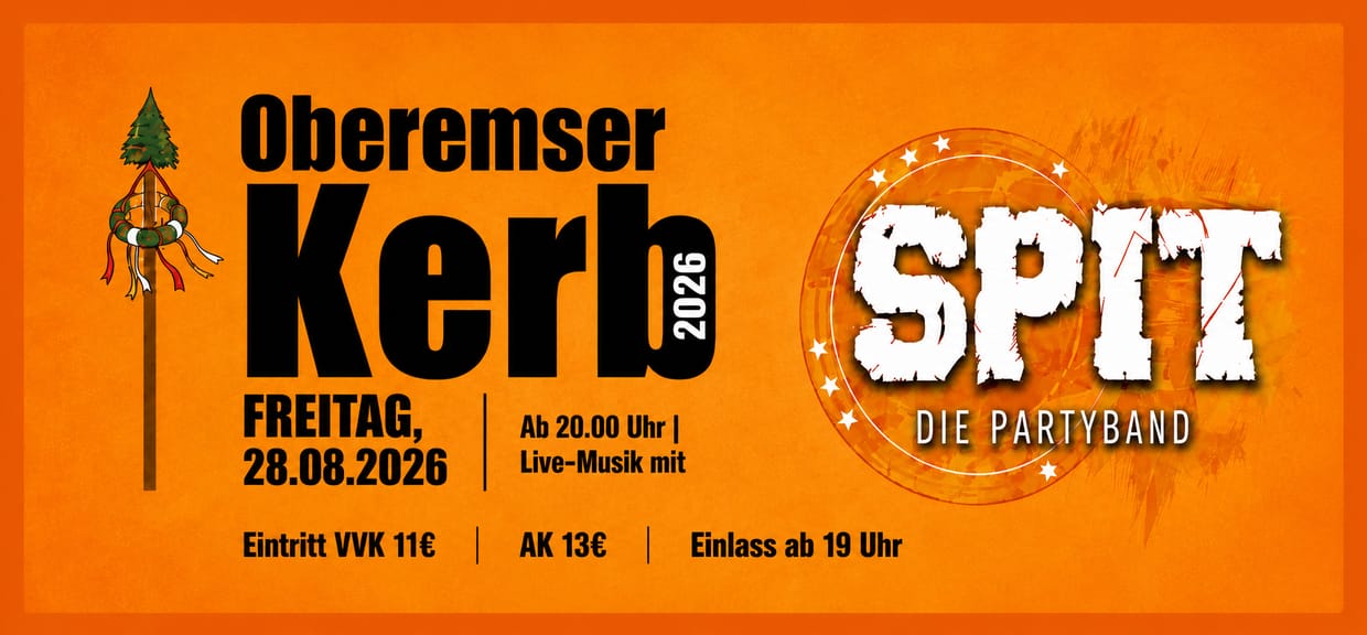 Kerbefreitag Oberems 2026 - SPIT Live