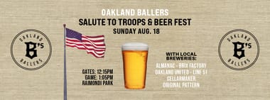 Ballers vs. Boise Hawks (Beer Fest & Salute To Troops)