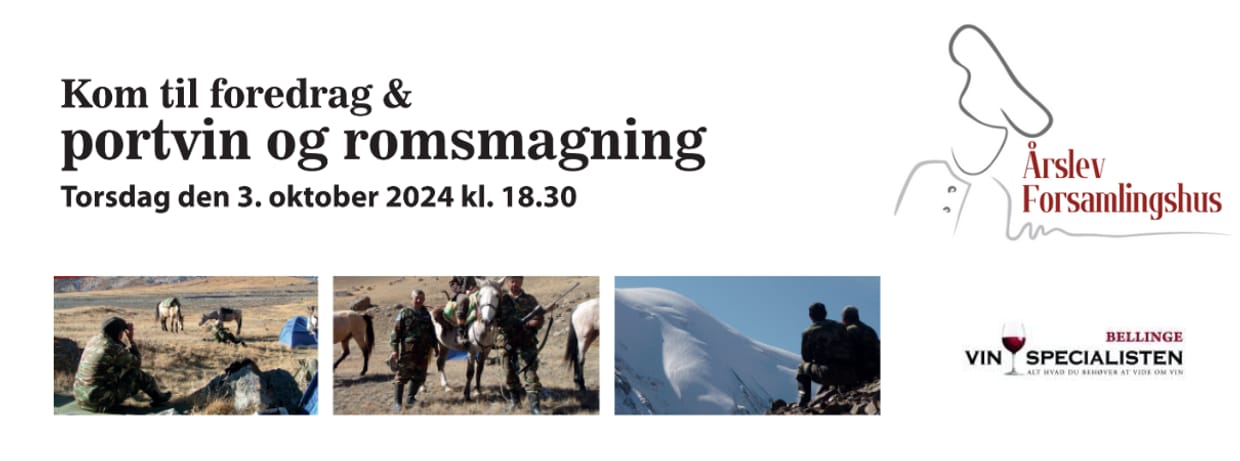 Foredrag med portvin & romsmagning