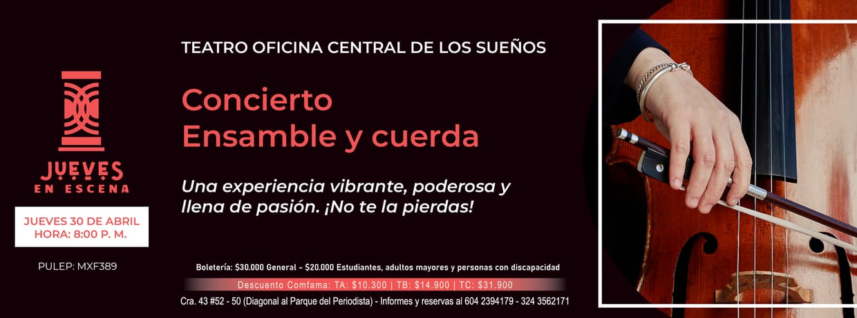CONCIERTO ENSAMBLE Y CUERDAS