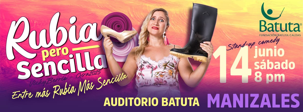 VICKY BERRIO: RUBIA PERO SENCILLA (MANIZALES)