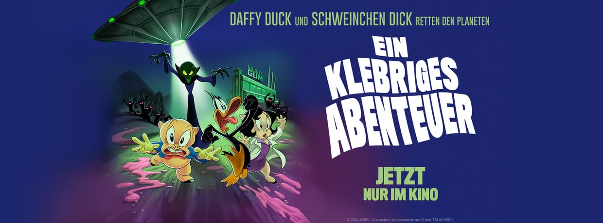 Kino: Ein klebriges Abenteuer: Daffy Duck und Schweinchen Dick retten den Planeten