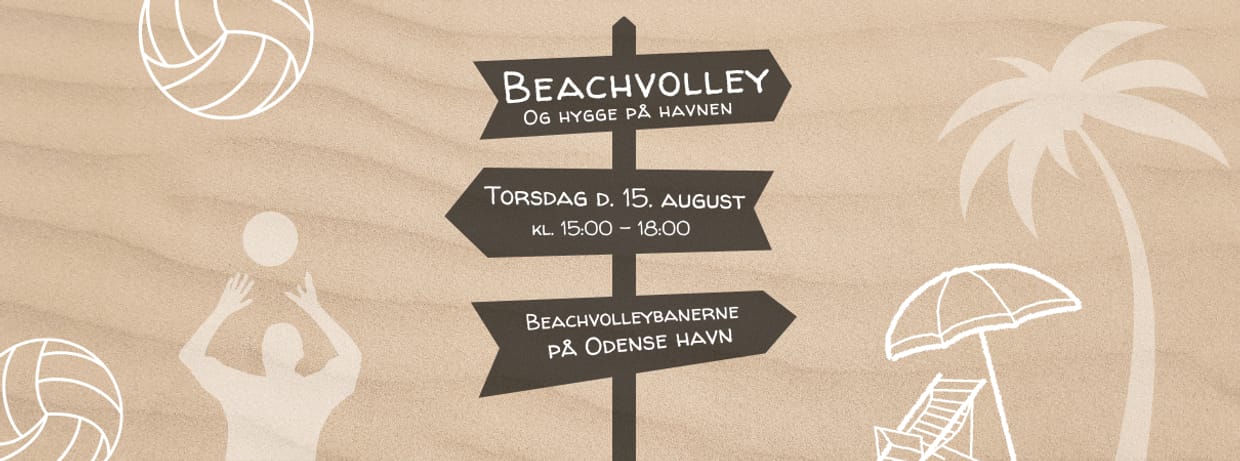 Beachvolley på havnen