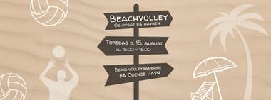 Beachvolley på havnen