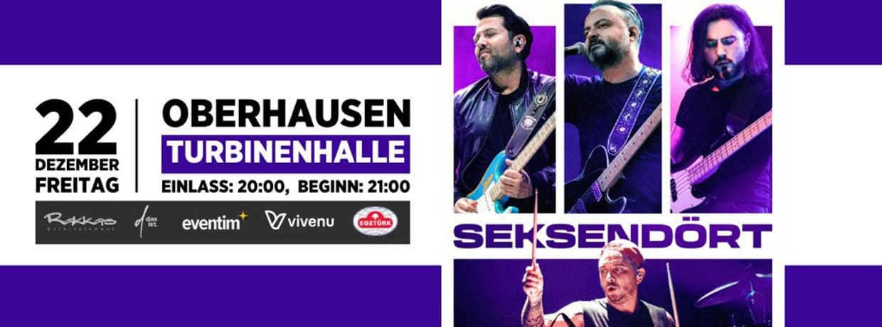 Fr 22.12. Seksendört LIVE in  Oberhausen