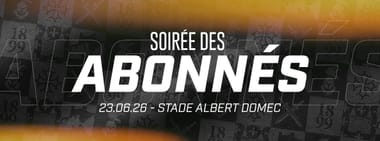 Soirée Renouvellement des Abonnements - 26/27