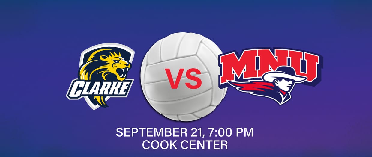 MNU Volleyball vs Clarke University