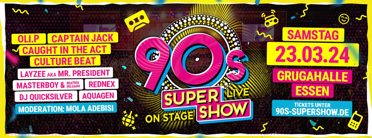 90s Super Show Ruhrgebiet