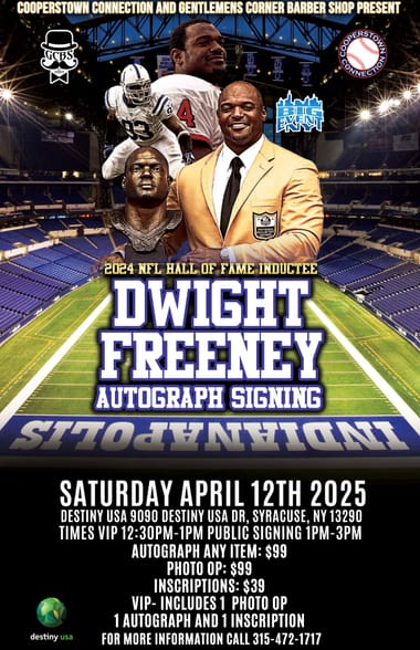 DWIGHT FREENEY MEET & GREET