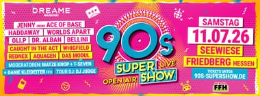 90s Super Show Friedberg/Hessen - live & open air 2026