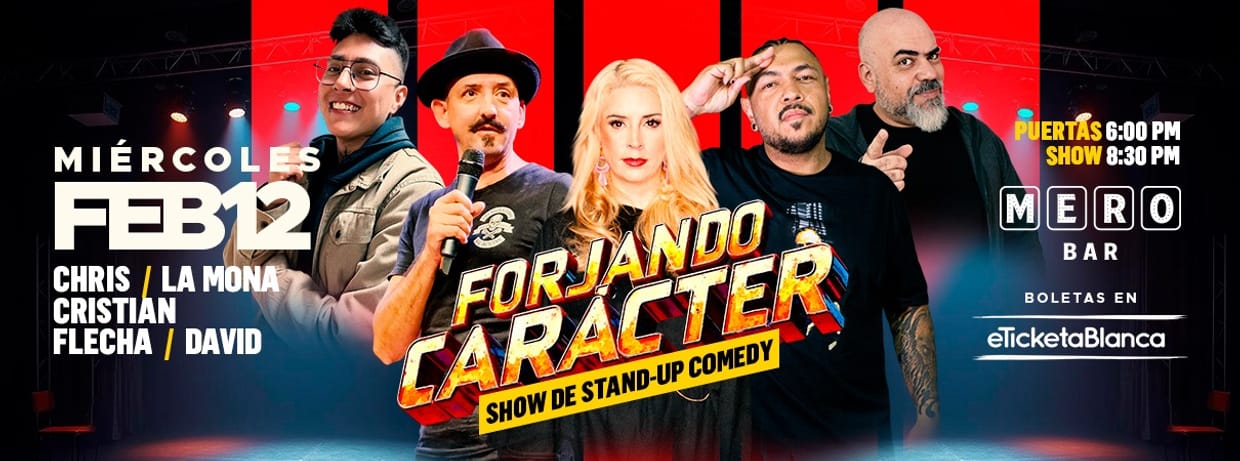 FORJANDO CARACTER: SHOW DE STAND-UP COMEDY