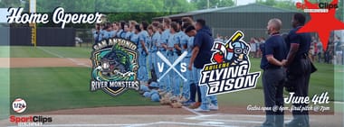 June 4th - San Antonio River Monsters vs. Abilene Flying Bison