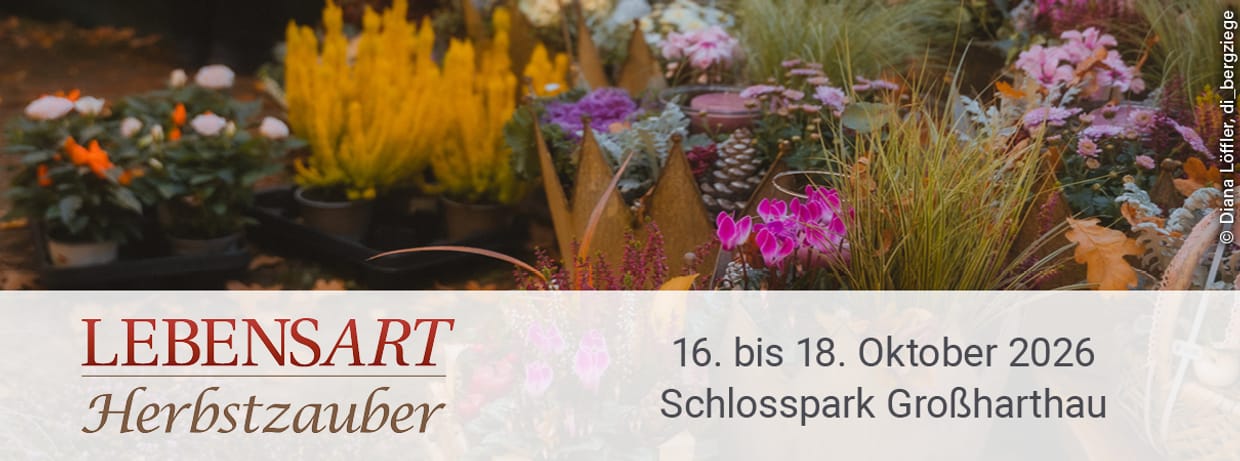LebensArt Herbstzauber im Schlosspark Großharthau 