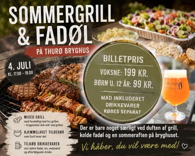 04.07.26 Sommergrill & fadøl på Thurø Bryghus