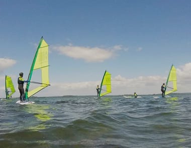 Lær at windsurfe på Langeland