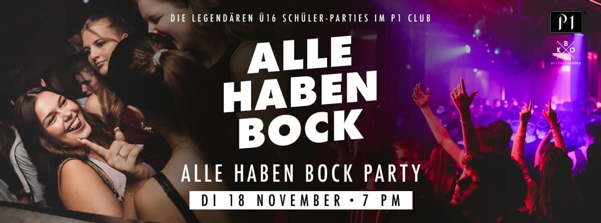ALLE HABEN BOCK 16+ – MO 18.11.25