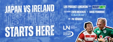 Hunter Rugby Luncheon JAPAN V IRELAND - Friday 10th July