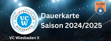 Dauerkarte Saison 2024/2025 - VC Wiesbaden II