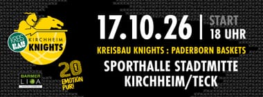 Kreisbau Knights vs. Paderborn Baskets