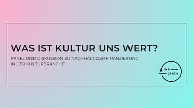 Was ist Kultur uns wert?