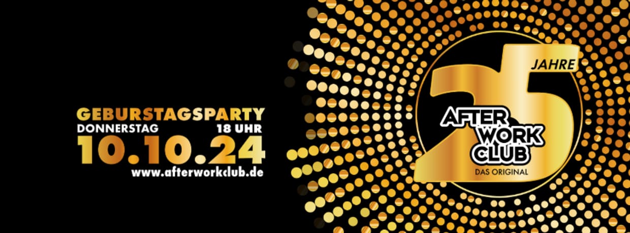 25 Jahre After Work Club – Das Original