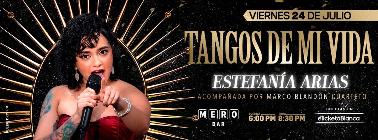 ESTEFANÍA ARIAS: TANGOS DE MI VIDA (EN MERO BAR)