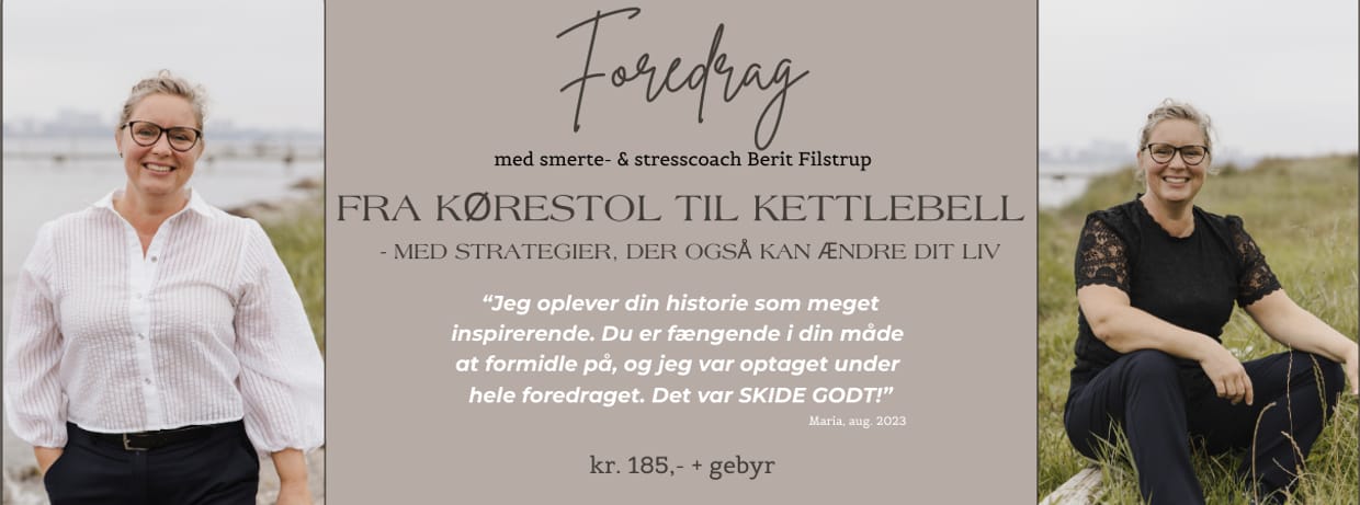 Foredrag "Fra kørestol til kettlebell" i Odense d.03.02.2026