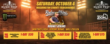 2025 1-DAY Wristband - SATURDAY Trail Hero Music Fest - October 4th