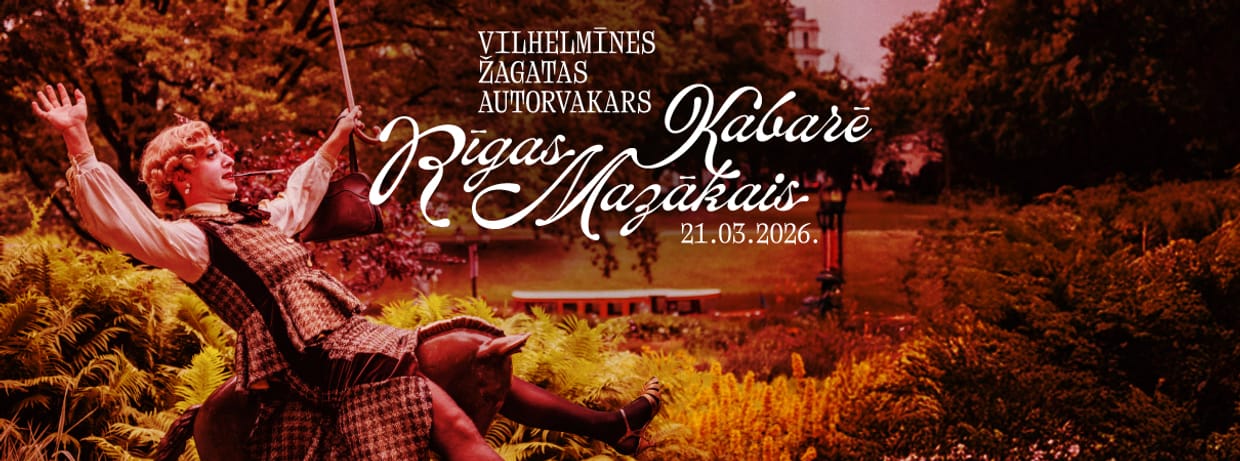 Vilhelmīnes Žagatas autorvakars / Rīgas Mazākais kabarē