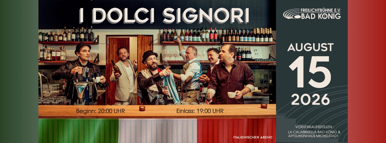 I DOLCI SIGNORI - Italienischer Abend