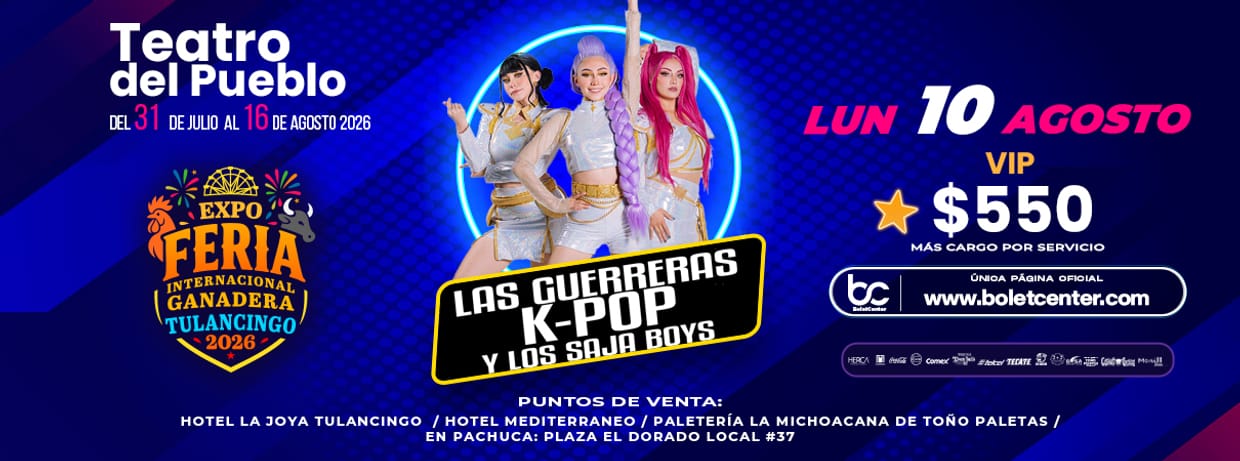 GUERRERAS K-POP 10/08/2026