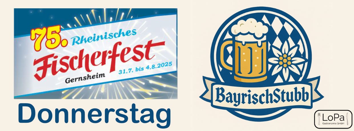 Donnerstag | Bayrisch Stubb mit Strecks Biergarten auf dem Fischerfest 2025