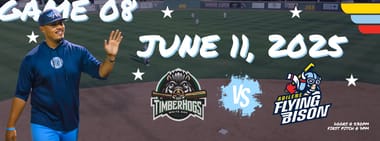 POSTPONED - JUNE 11TH - Pineywoods Timberhogs vs. Abilene Flying Bison