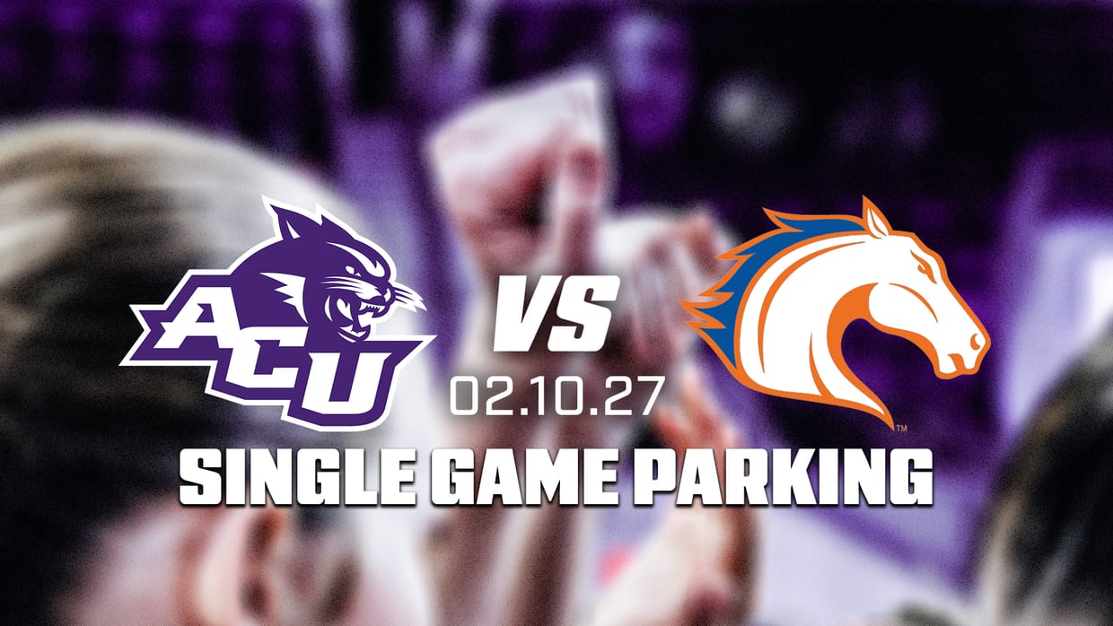 ACU WBB vs UTA Single Game Parking
