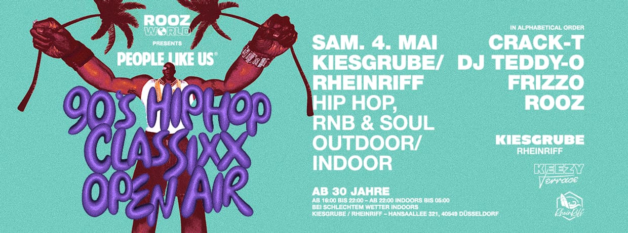 VERSCHOBEN / MOVED TO NEW DATE: People Like Us - 90s , Hip Hop & Classixx Open Air