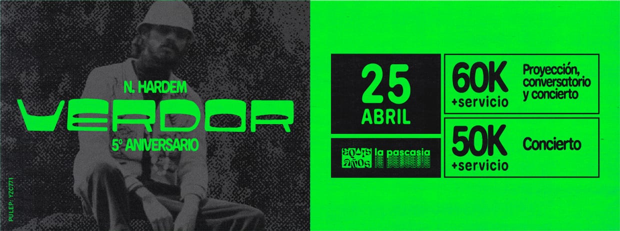 N. HARDEM - VERDOR 5º ANIVERSARIO