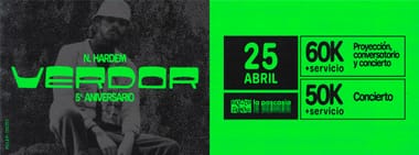 N. HARDEM - VERDOR 5º ANIVERSARIO