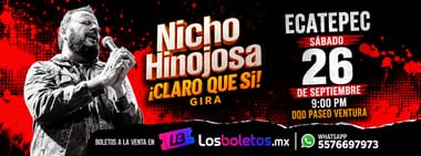 Nicho Hinojosa en Ecatepec ¡Claro que sí!