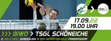 VC Bitterfeld Wolfen vs. TSGL Schöneiche