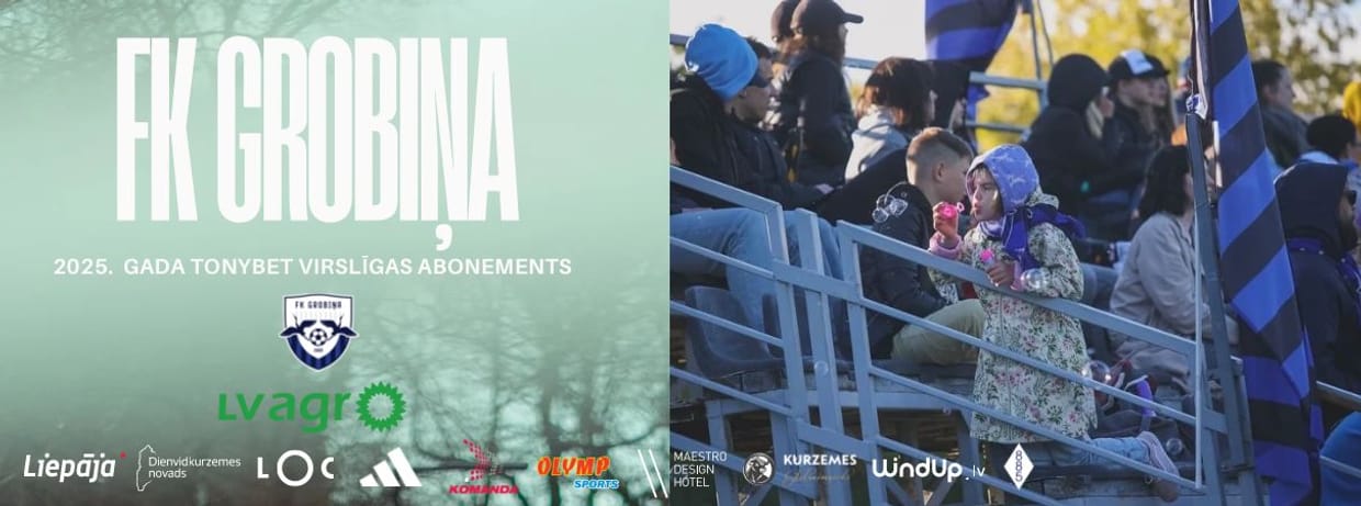 FK Grobiņa 2025. gada sezonas abonements