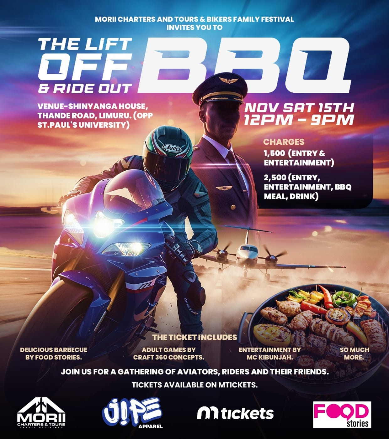 THE LIFT OFF BBQ & RIDE OUT