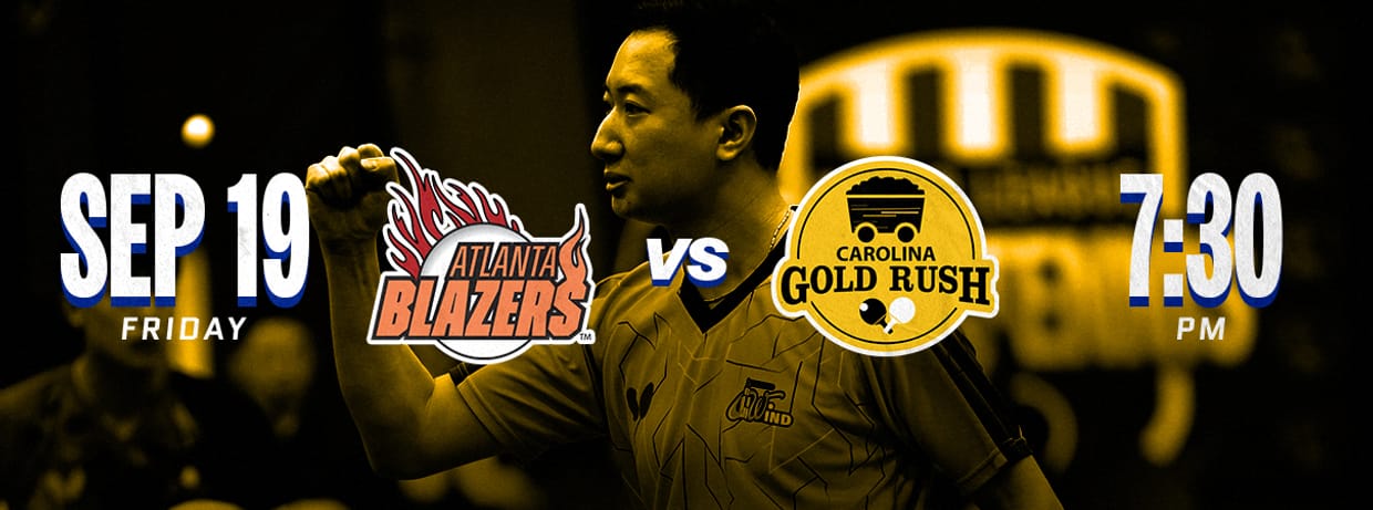 Atlanta Blazers vs. Carolina Gold Rush, 7:30 PM