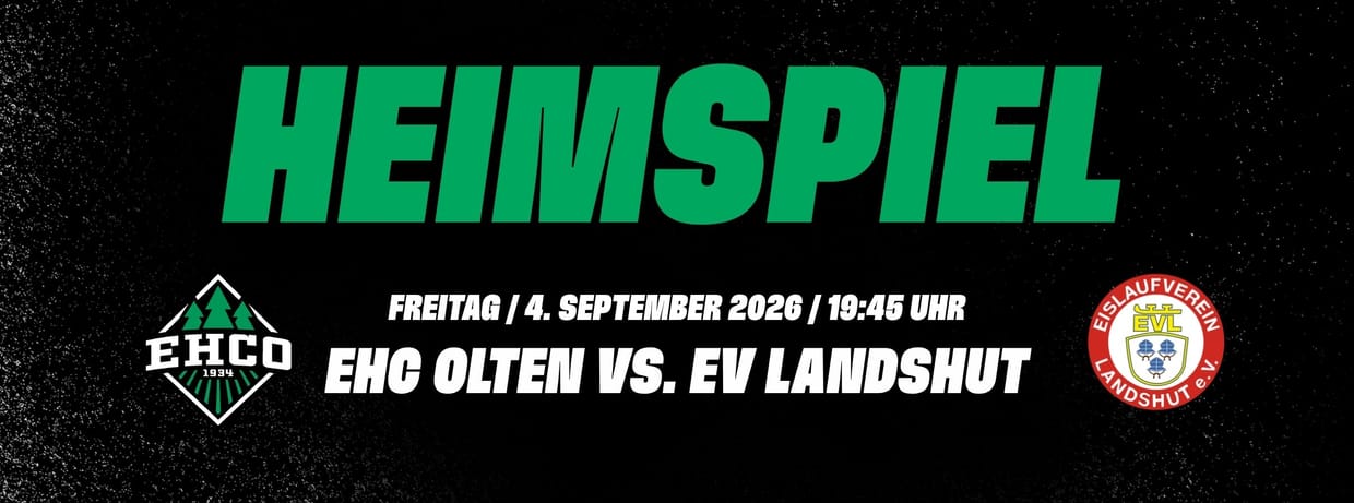 Testspiel: EHC Olten - EV Landshut