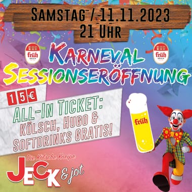 11.11. Karneval-Sessionsstart