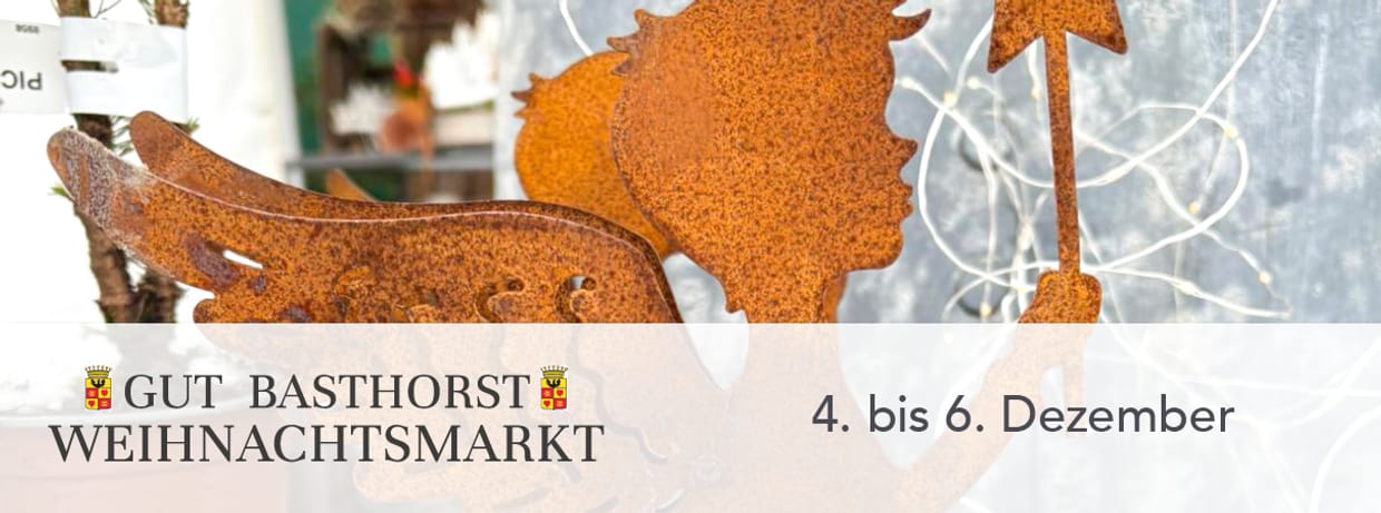 Weihnachtsmarkt Gut Basthorst 4. bis 6. Dezember 2026