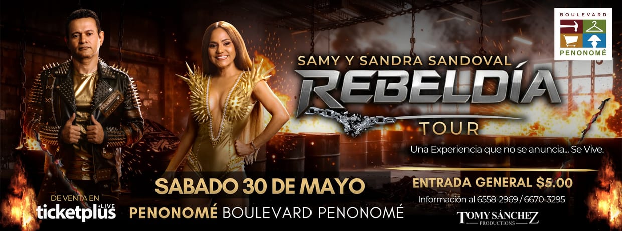 REBELDIA TOUR - SAMY Y SANDRA SANDOVAL