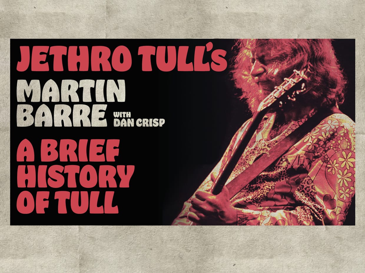 Jethro Tull's Martin Barre with Dan Crisp